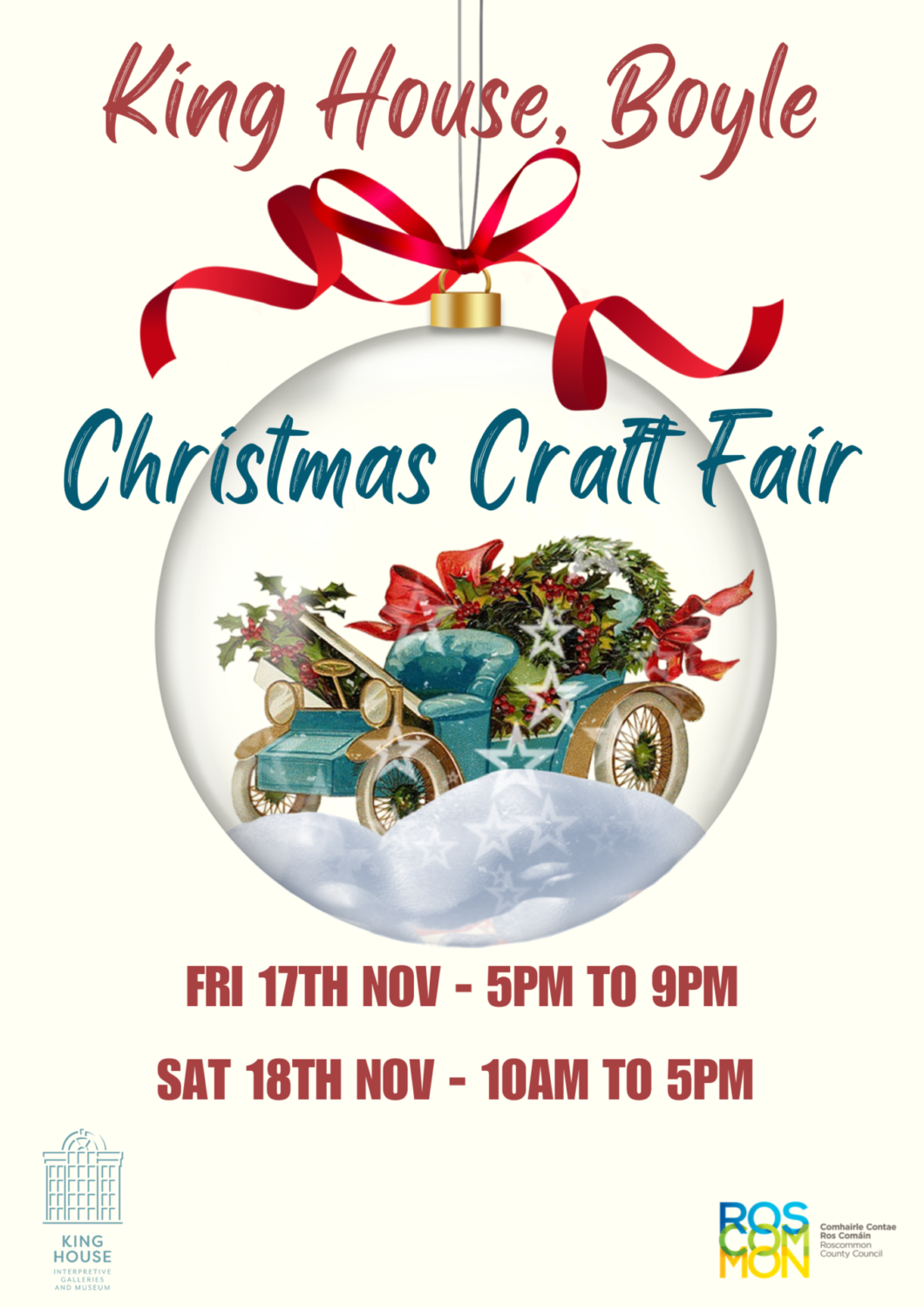 King House Christmas Craft Fair Extravaganza 2023 - Visit King House Boyle 